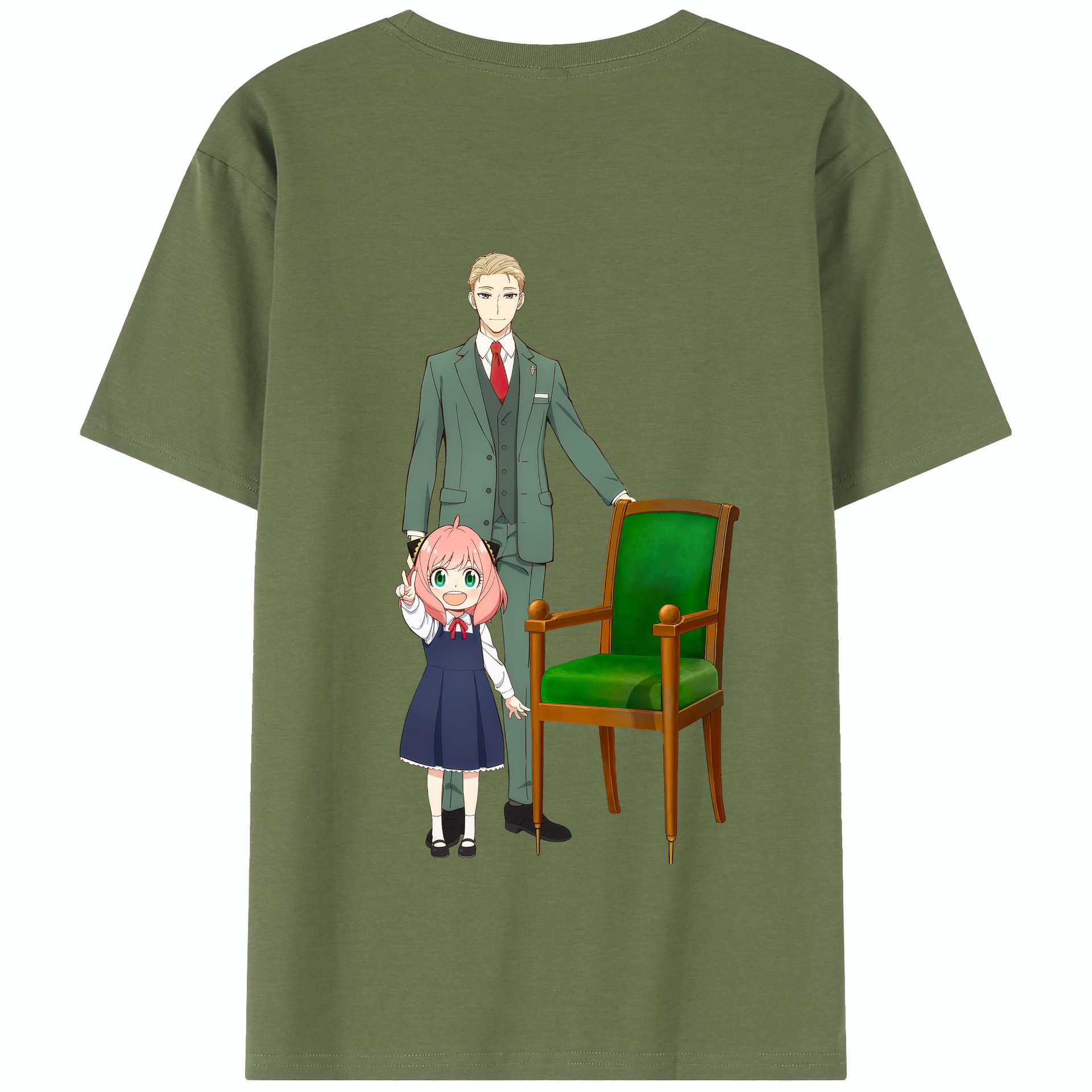 （画像用） SPY×FAMILY间谍家家酒 綿100％半袖Tシャツ（背面プリント）